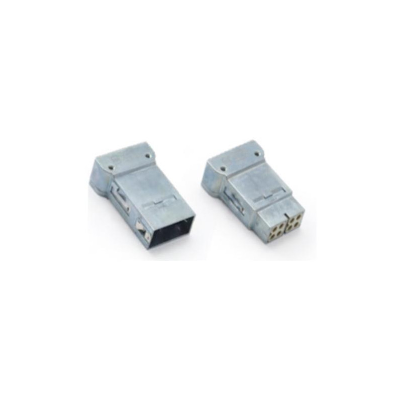 Insert modulaire Megabit, Raccordement à Sertir, femelle, 8 pin, 10A, Copper Alloy|Polycarbonate 